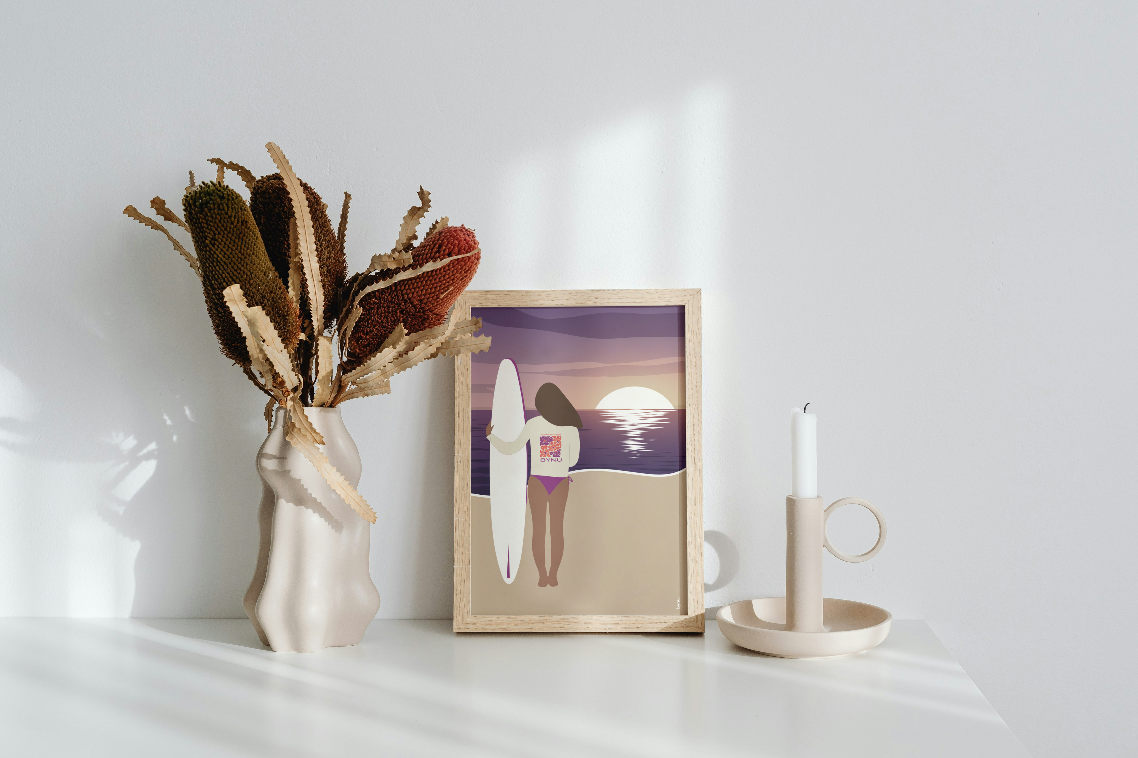 Affiche "Sunset by Bynu."