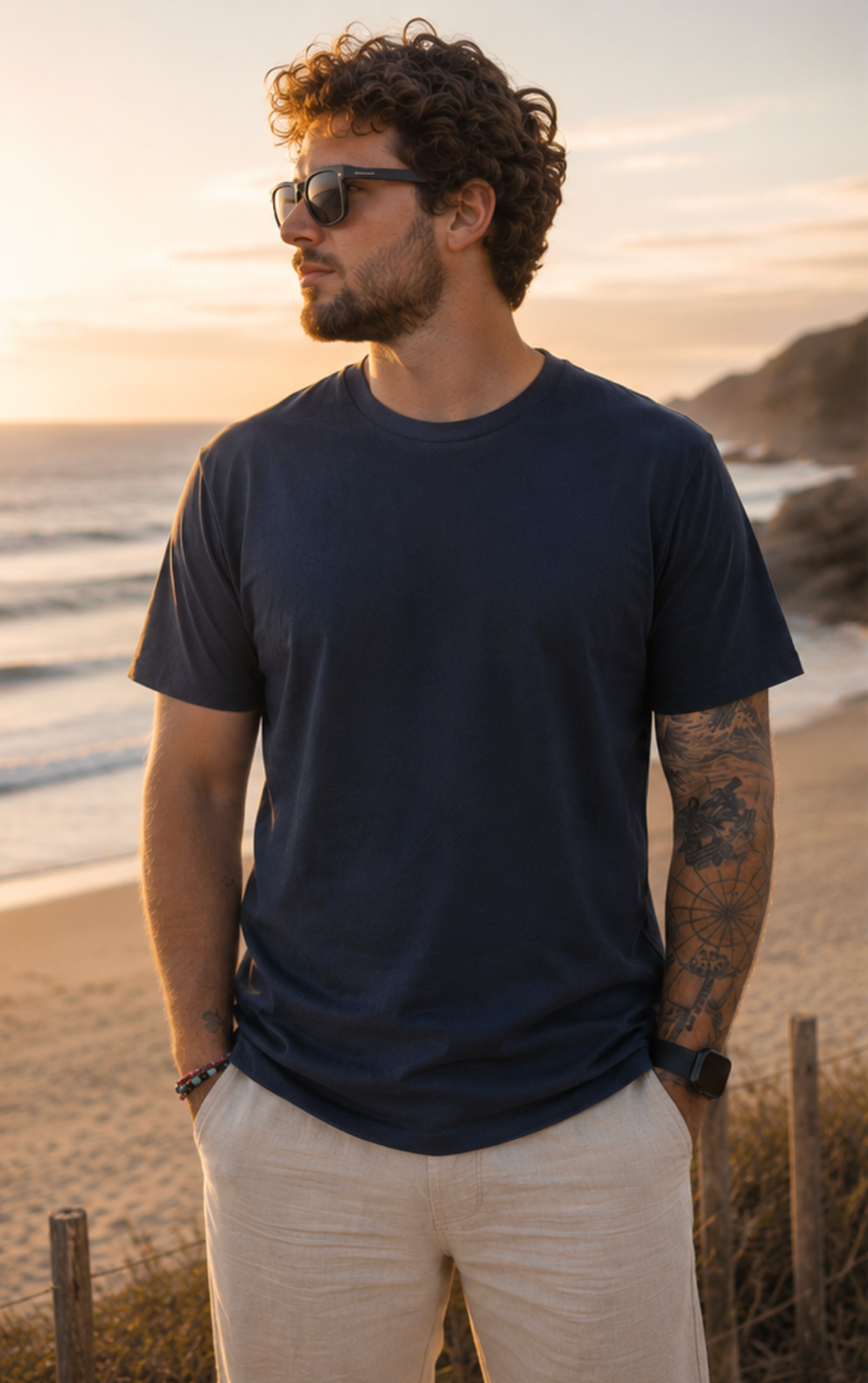 T shirt Wave homme