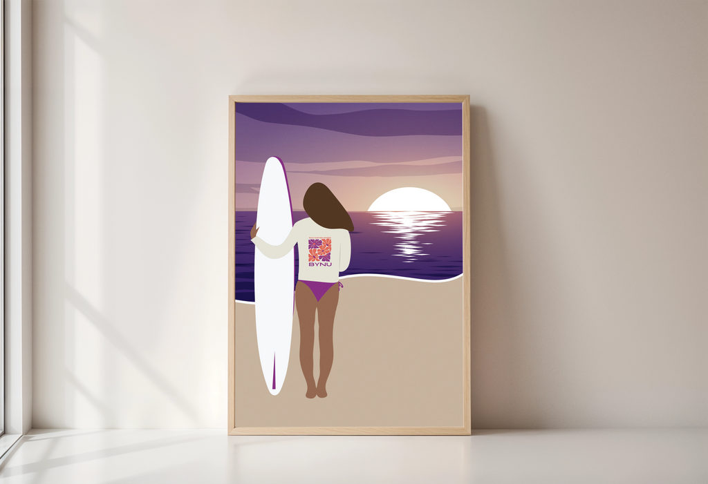 Affiche "Sunset by Bynu."