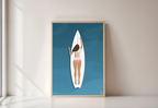 Affiche "Surf by Bynu."