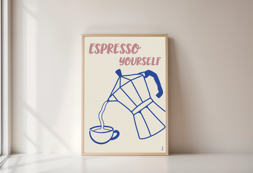 Affiche "Espresso yourself"