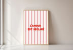 Affiche "L'amour est déclaré"